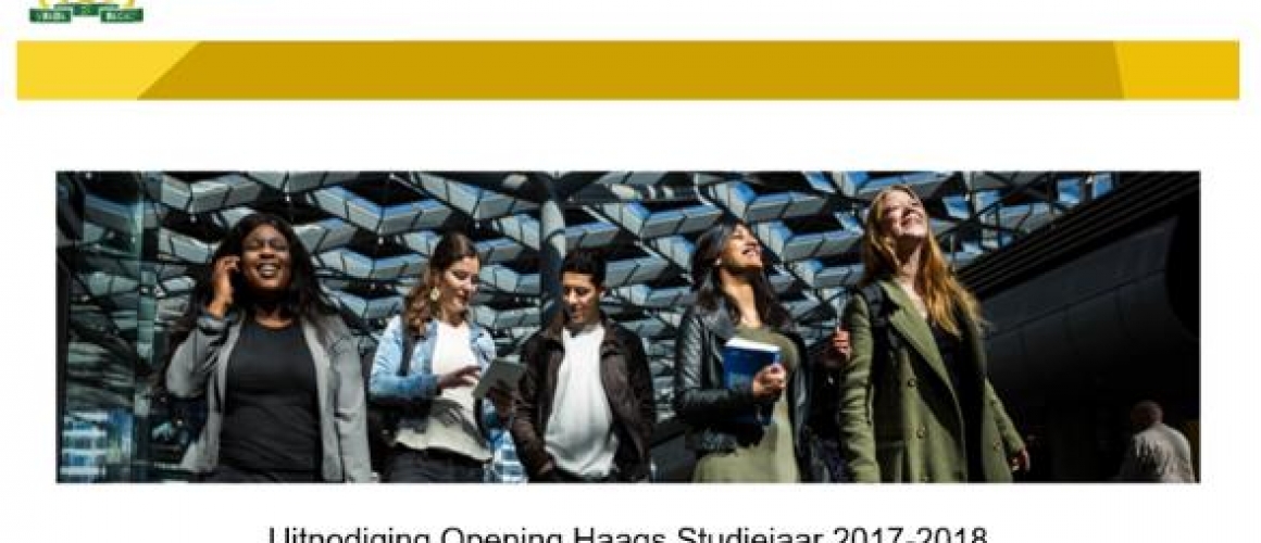 Fotoshoot voor de opening van het Haagse schooljaar